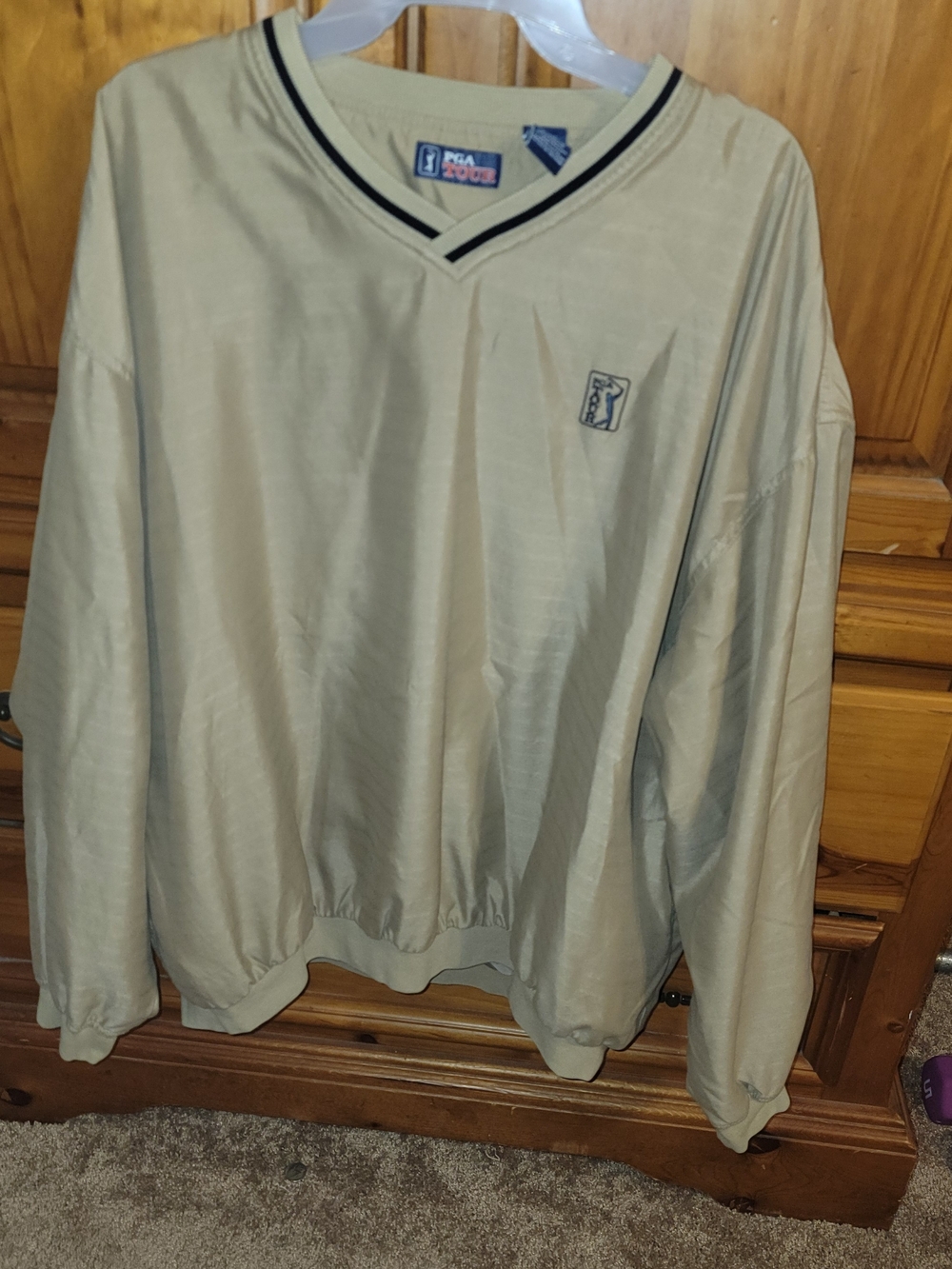 PGA Tour Men’s V-Neck Pullover Sweater - Beige